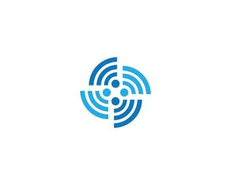 Wireless symbol illustration Stock Illustration