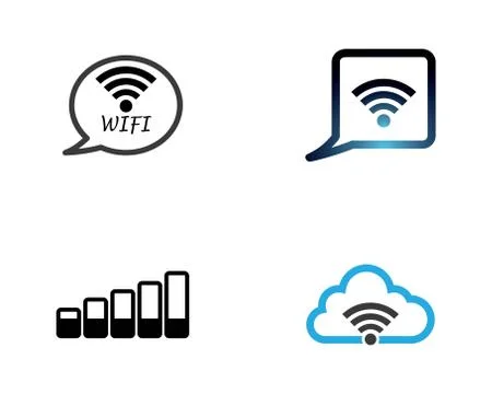 Wireless symbol illustration Stock Illustration