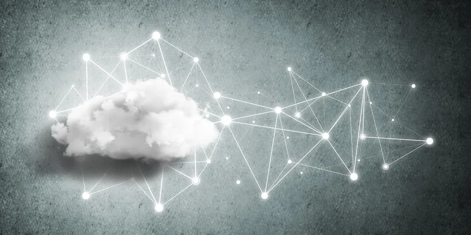 Wireless technologies for connection and sharing data as abstract concept Stock Photos