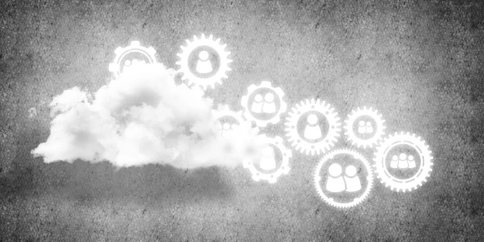 Wireless technologies for connection and sharing data as abstract concept Stock Photos