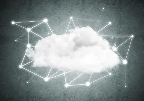 Wireless technologies for connection and sharing data as abstract concept Stock Photos