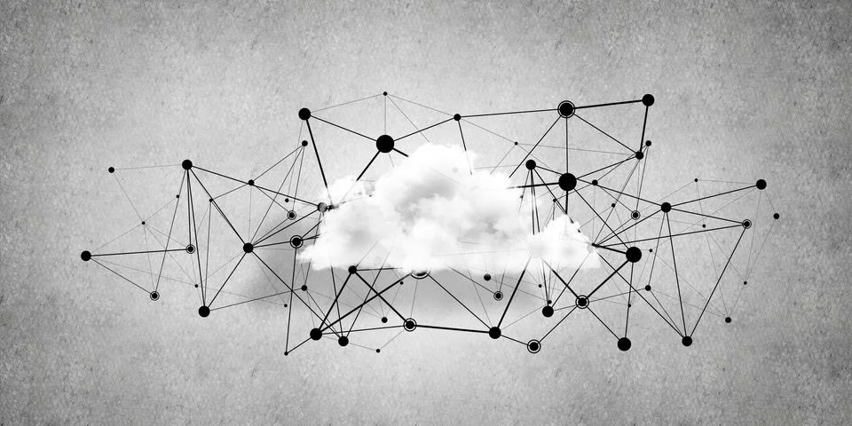 Wireless technologies for connection and sharing data as abstract concept Stock Photos