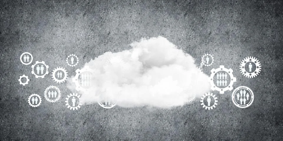 Wireless technologies for connection and sharing data as abstract concept Stock Photos