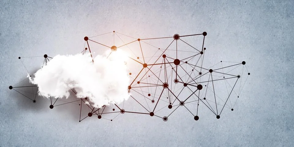 Wireless technologies for connection and sharing data as abstract concept Stock Photos