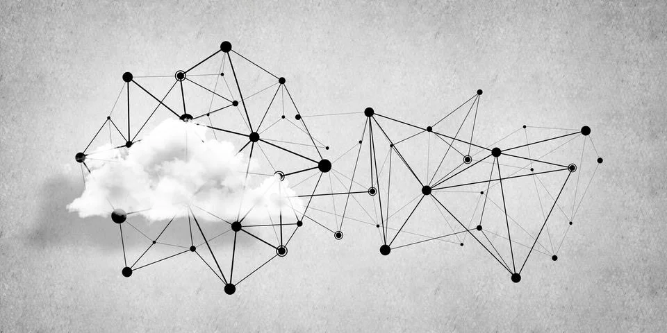 Wireless technologies for connection and sharing data as abstract concept Stock Photos
