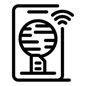Wireless technology connecting the globe on a digital device, symbolizing glo Stock Illustration