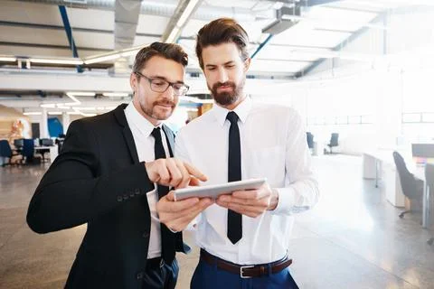 Wireless technology creating successful collaborations Stock Photos