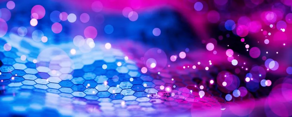 Wireless technology substrate. Back end of the network structure. Wide bann.. イラスト素材