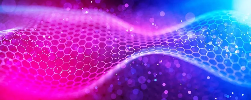 Wireless technology substrate. Back end of the network structure. Artificia.. Stockillustratie