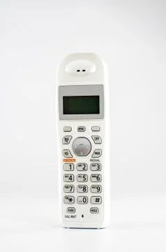 Wireless telephone on white background Stock Photos