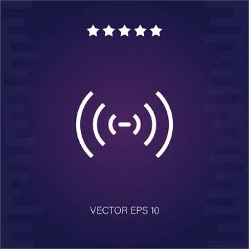 Wireless vector icon Stock Illustration