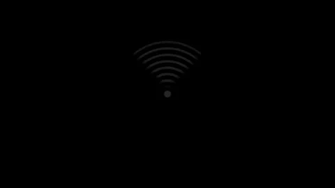 Wireless Vector illustration on a transparent background. Premium quality s.. Stock Footage 307550683