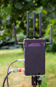 Wireless video transmitter Stock Photos
