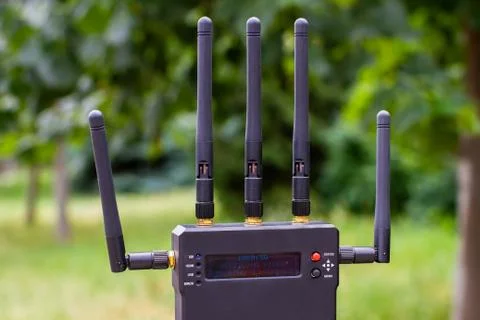 Wireless video transmitter Stock Photos