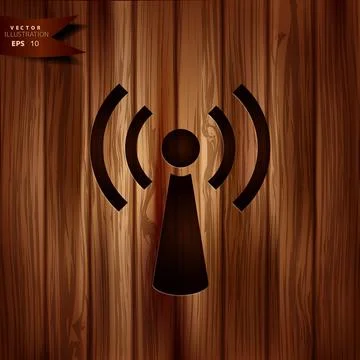 Wireless web icon. Application button. イラスト素材