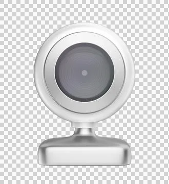 Wireless webcam Illustrazione stock