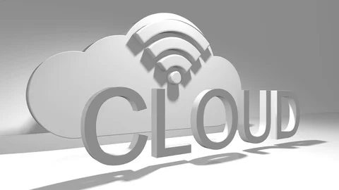 Wireless wifi dig data cloud computing IoT online storage technology Stock Footage 87437047