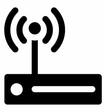 Wireless Wifi Router Stock Illustration