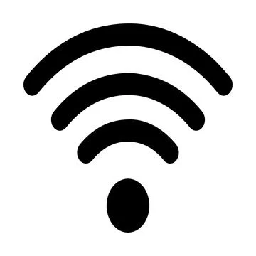 Wireless wifi signal icon vector for internet connection technology Stock-Illustration
