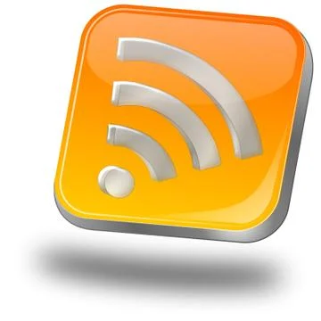Wireless WiFi Wlan button Stock Illustration