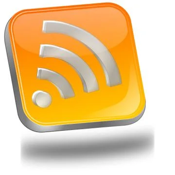 Wireless WiFi Wlan button Stock Illustration