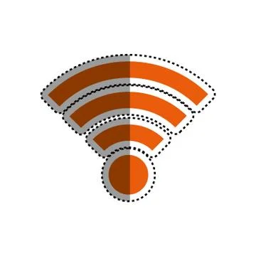 Wireless wifi zone Stock Illustration