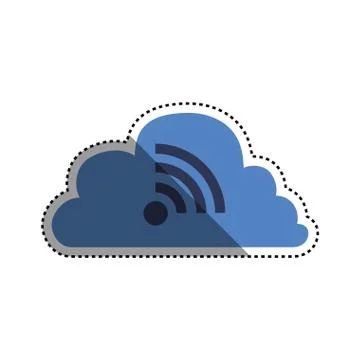 Wireless wifi zone 스톡 일러스트