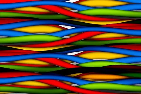 Wires abstract background Stock Illustration