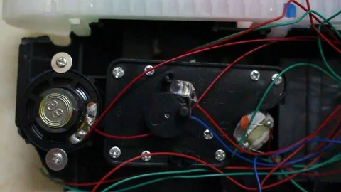 Wires and circuits Stock Footage 72970996