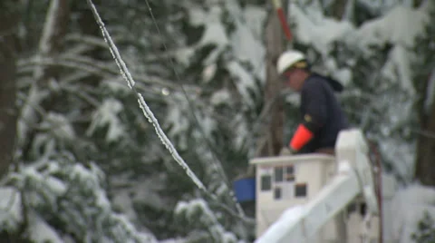 Wires down 動画素材 34459162