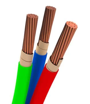 The wires Stock Illustration