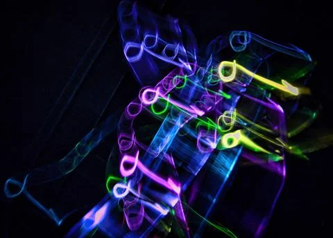 Wires of Light Foto stock