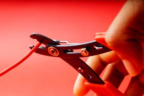 Wirestiper , Red Background Stock Photos