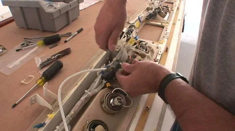 Wiring Stock Footage 7136157