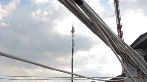 The wiring for the Internet Stock Footage 58802115