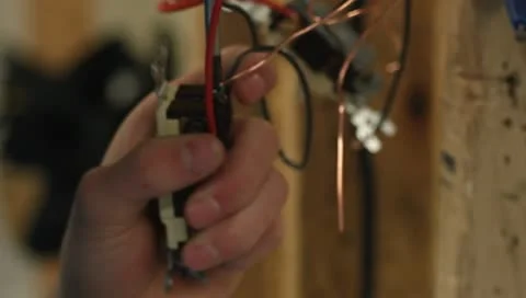 Wiring outlet Stock-Footage 10679012