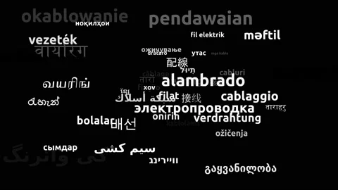 Wiring Translated in 51 Worldwide Languages Endless Looping 3d Zooming Wordcl 스톡 동영상 145214909