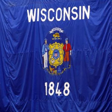 Wisconsin Flag Stock Photos
