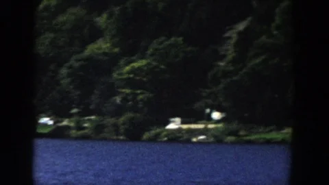 WISCONSIN USA-1958: On Our Honeymoon Caught A Police Chase While I Was Recording Stock Footage