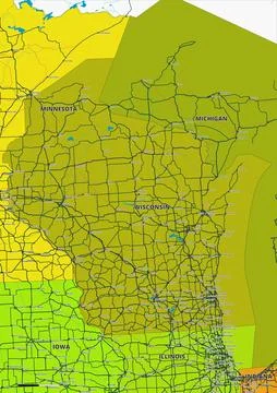 Wisconsin.eps Stock Illustration