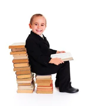 Wisdom is in Books Stock Photos