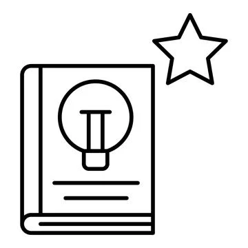 Wisdom Line Icon Stock Illustration