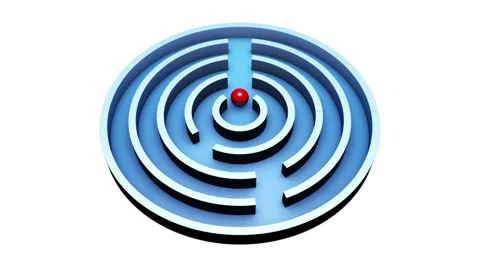 Wisdom  (Round Maze) Stock Footage 50130030