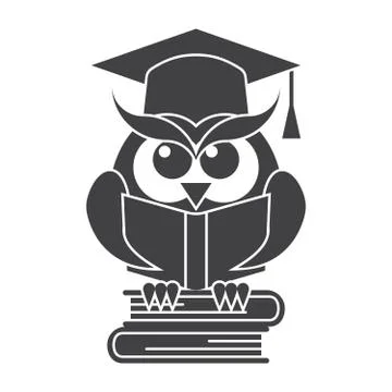 Wisdom Vector Silhouette Stock Illustration