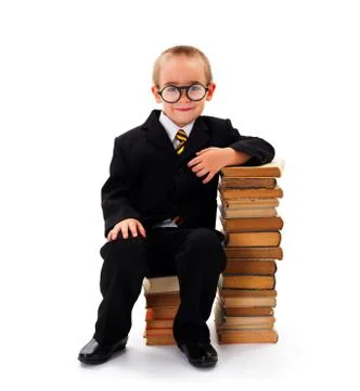 Wise Kid Foto stock