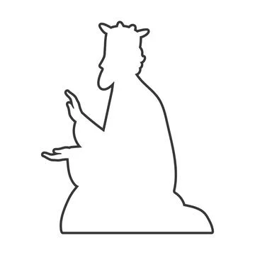 Wise king gaspar Stock Illustration