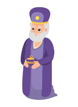 Wise king gaspar Stock Illustration