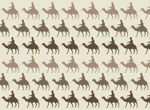 Wise men background, patterns. vector illustration Illustrazione stock
