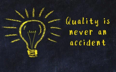Wise quotation and a chalk drawing of a bulb on black chalkboard Stock Photos