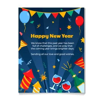 Wises On New Year Stock Illustration